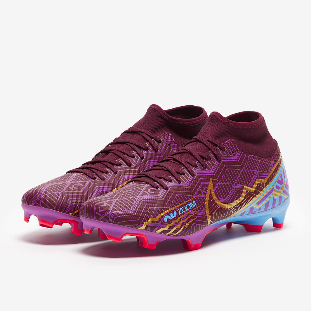 Nike Zoom Mercurial Superfly IX Academy KM FG/MG - Dark Beetroot