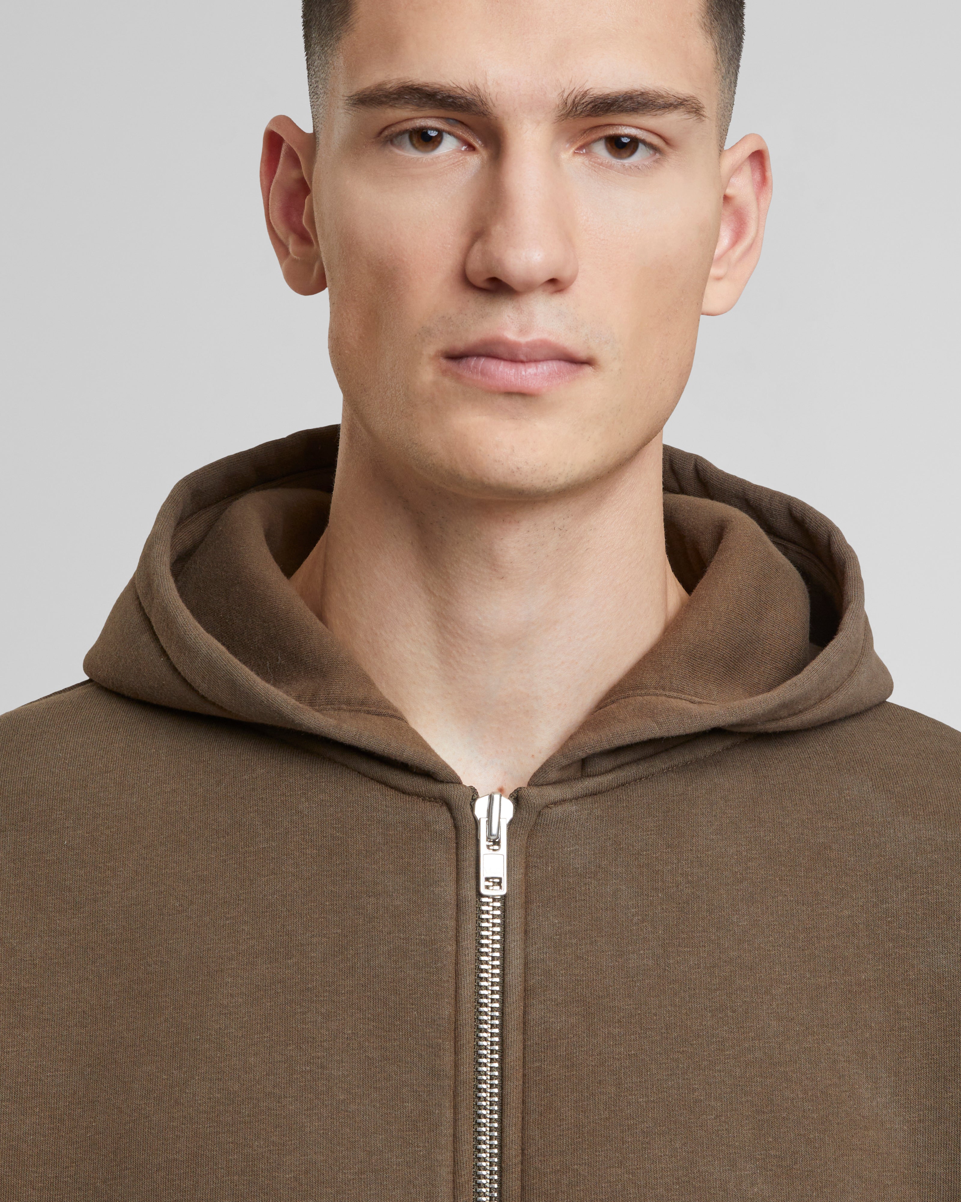 Oversized Zip-Hoodie Mocha (Stone Washed) – Prohibited