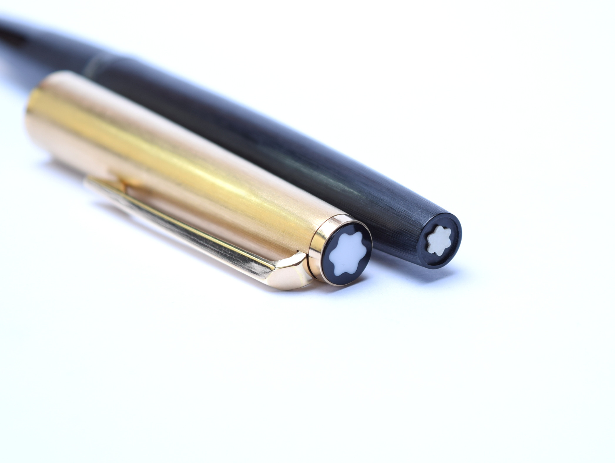 Rare 1960's MONTBLANC No. 224 Brushed Gold Plated Fountain Pen OBB