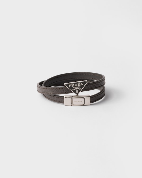 シルバー シルバー チェーンブレスレット | PRADA