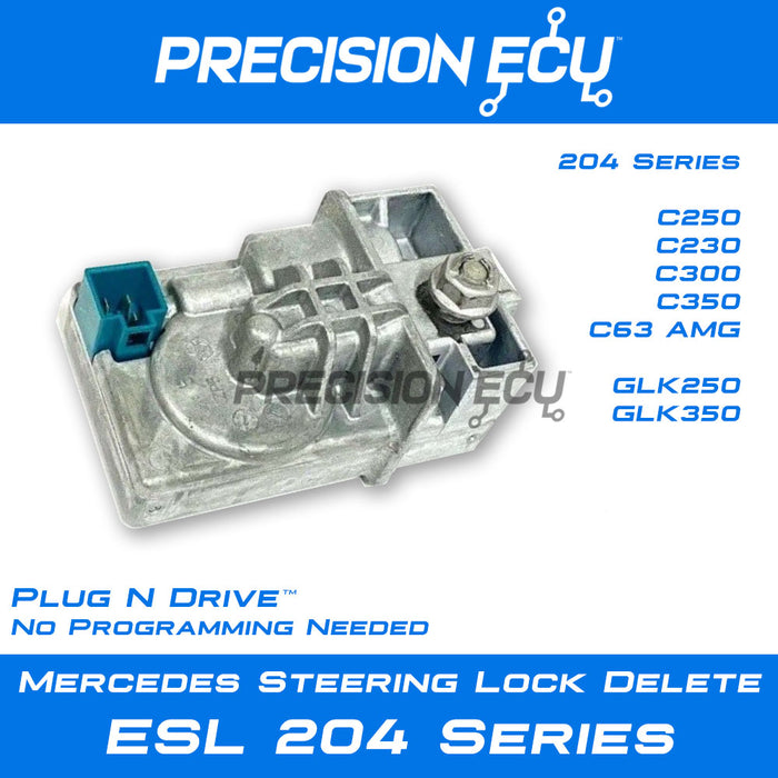 Mercedes 204, C, GLK Series ESL (Steering Lock) Delete Service