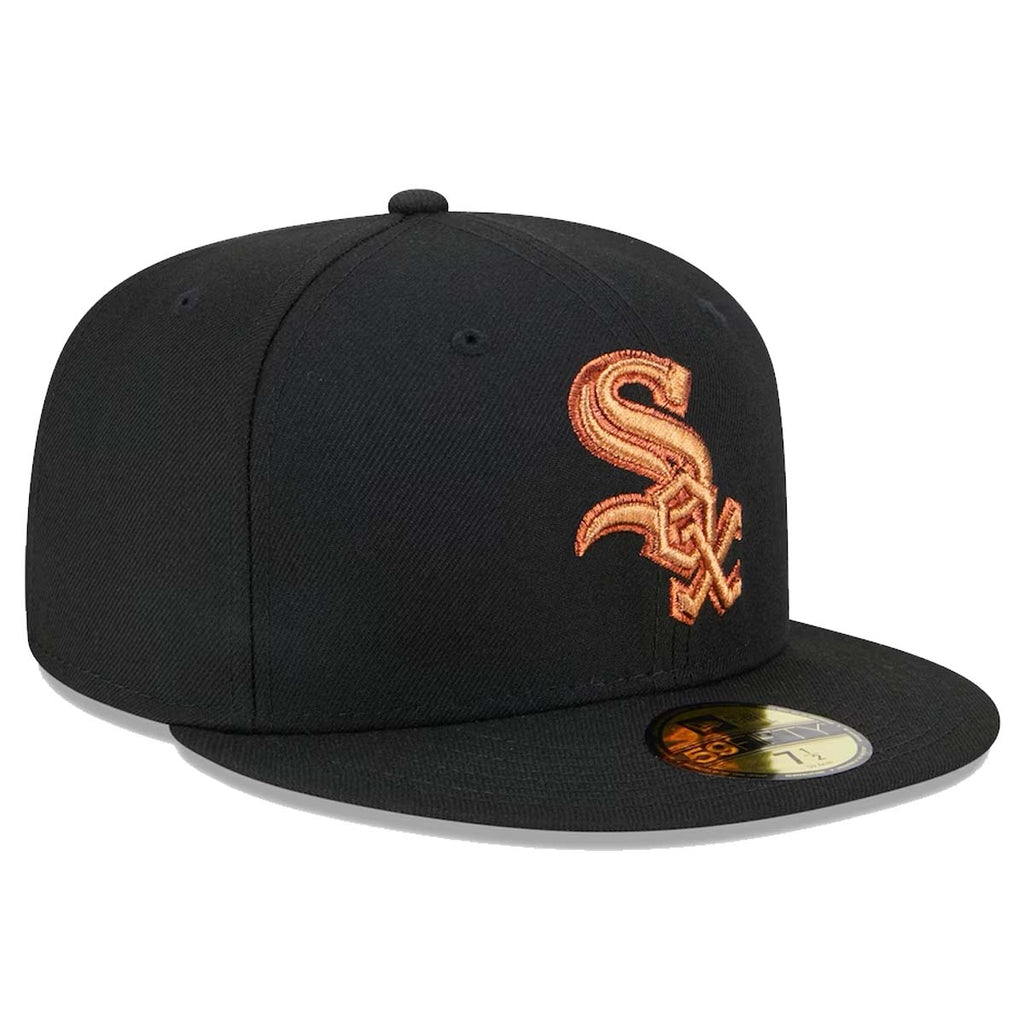 New Era Mens MLB Chicago White Sox Metallic Pop 59Fifty Fitted Hat