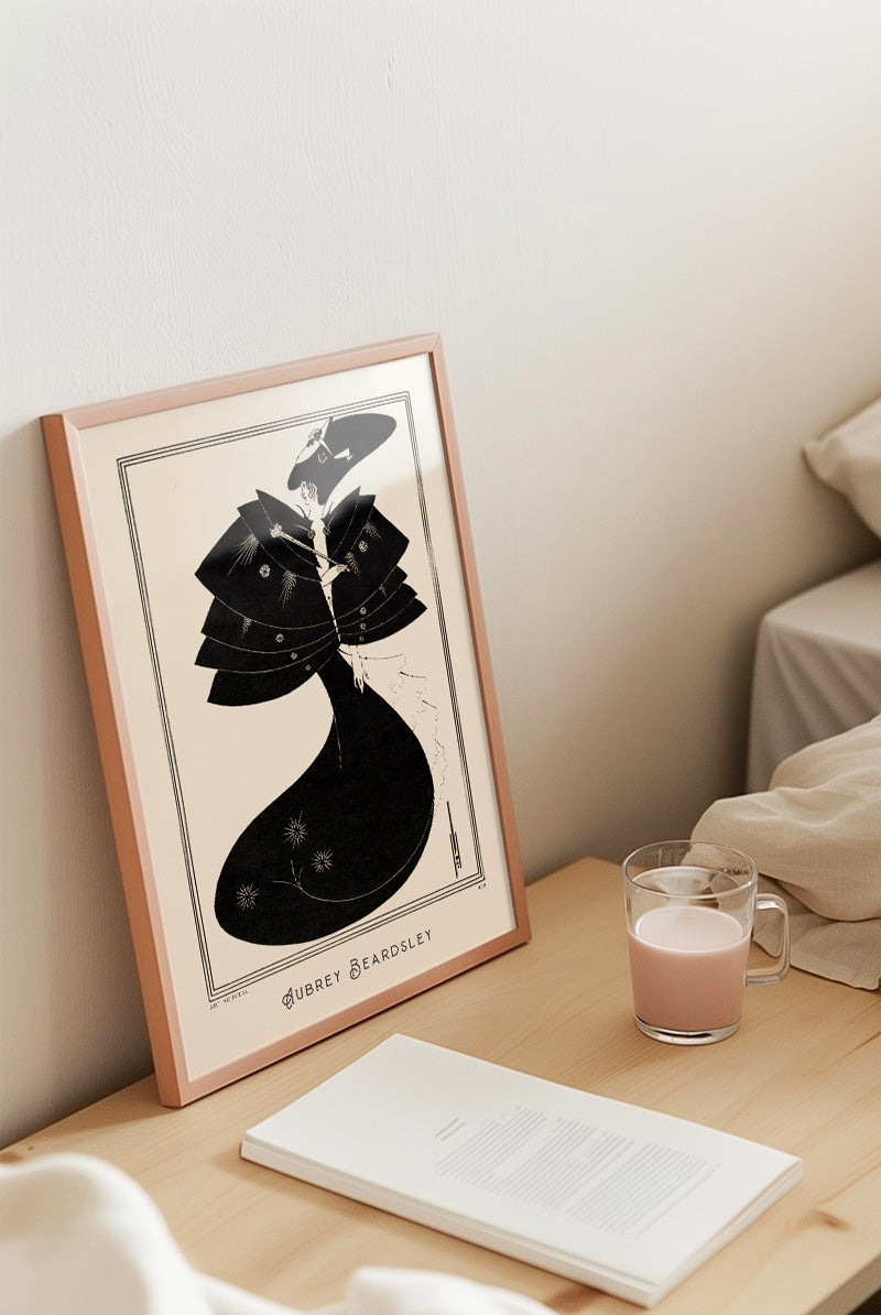 Aubrey Beardsley - Black Cape | PSTR studio