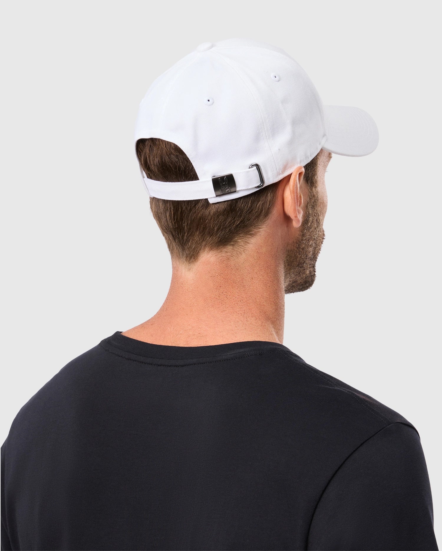 Shop Psycho Bunny Classic Baseball Cap - White | Psycho Bunny