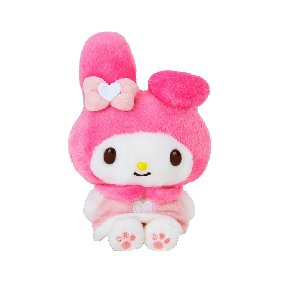 ワンポイントハートシリーズ ぬいぐるみS(マイメロディ)｜サンリオ