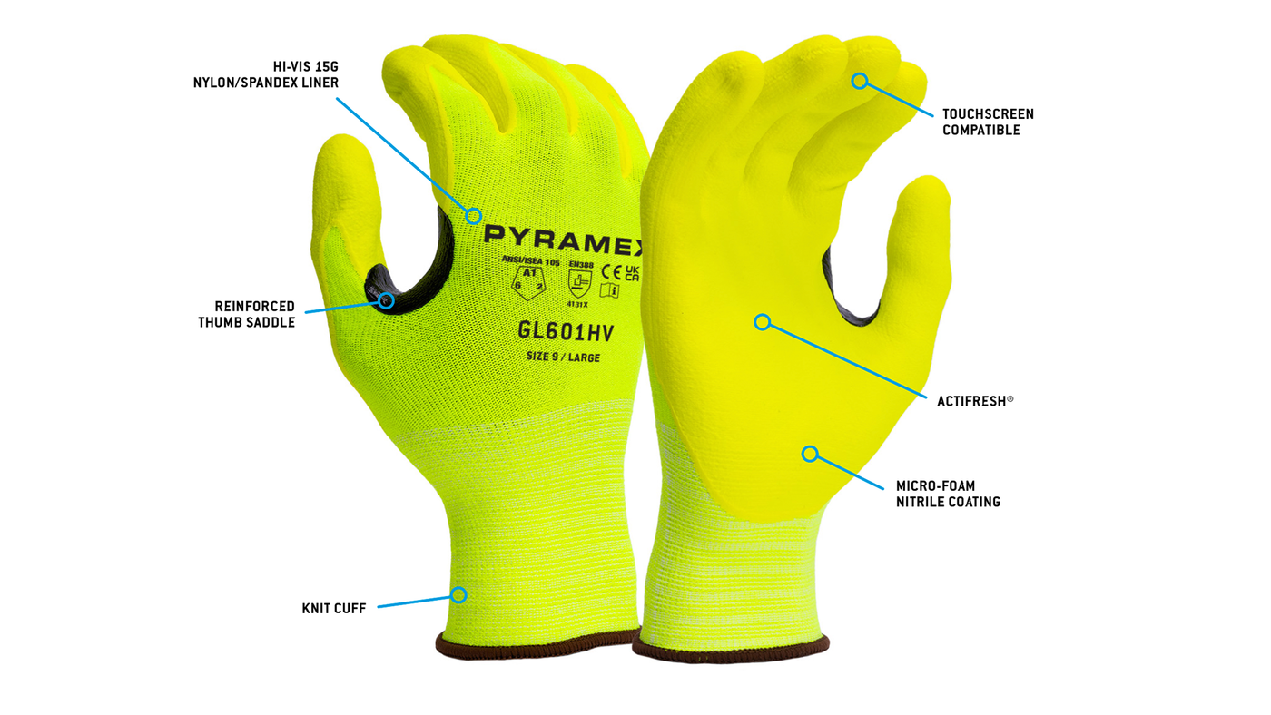 GL601HV - Micro-Foam Nitrile - Pyramex®