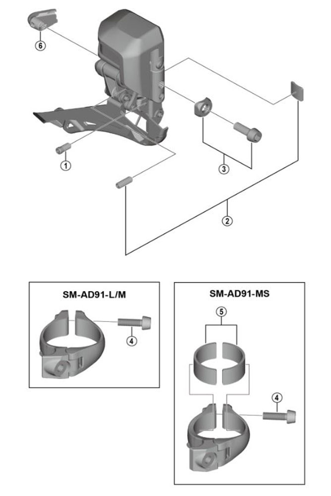 SHIMANO（シマノ）FD-R8050 フロントディレーラー Di2 直付 2x11S