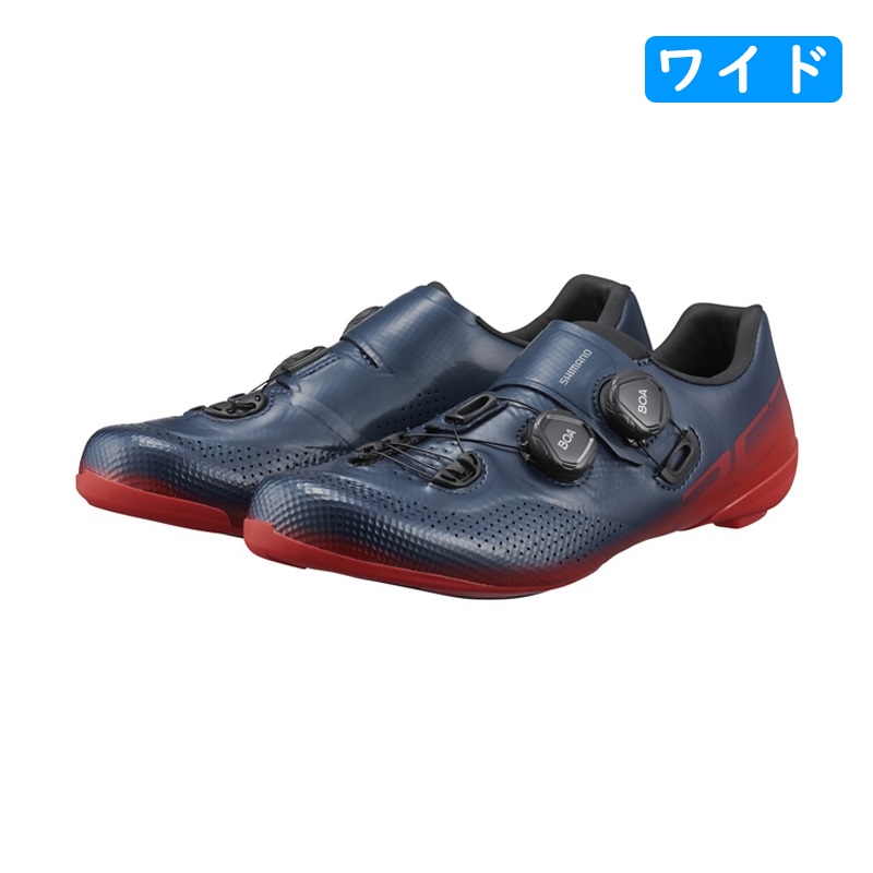 SHIMANO（シマノ）RC7 ワイド SPD-SLビンディングシューズ 【レッド