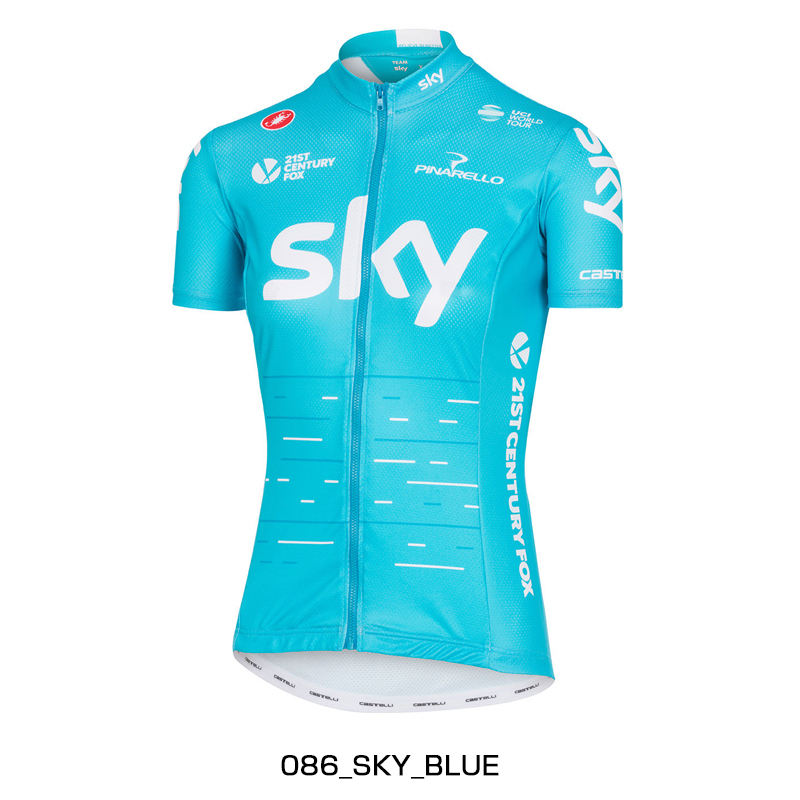 CASTELLI（カステリ）TEAM SKY（チームスカイ） SKY FAN 17 W JERSEY
