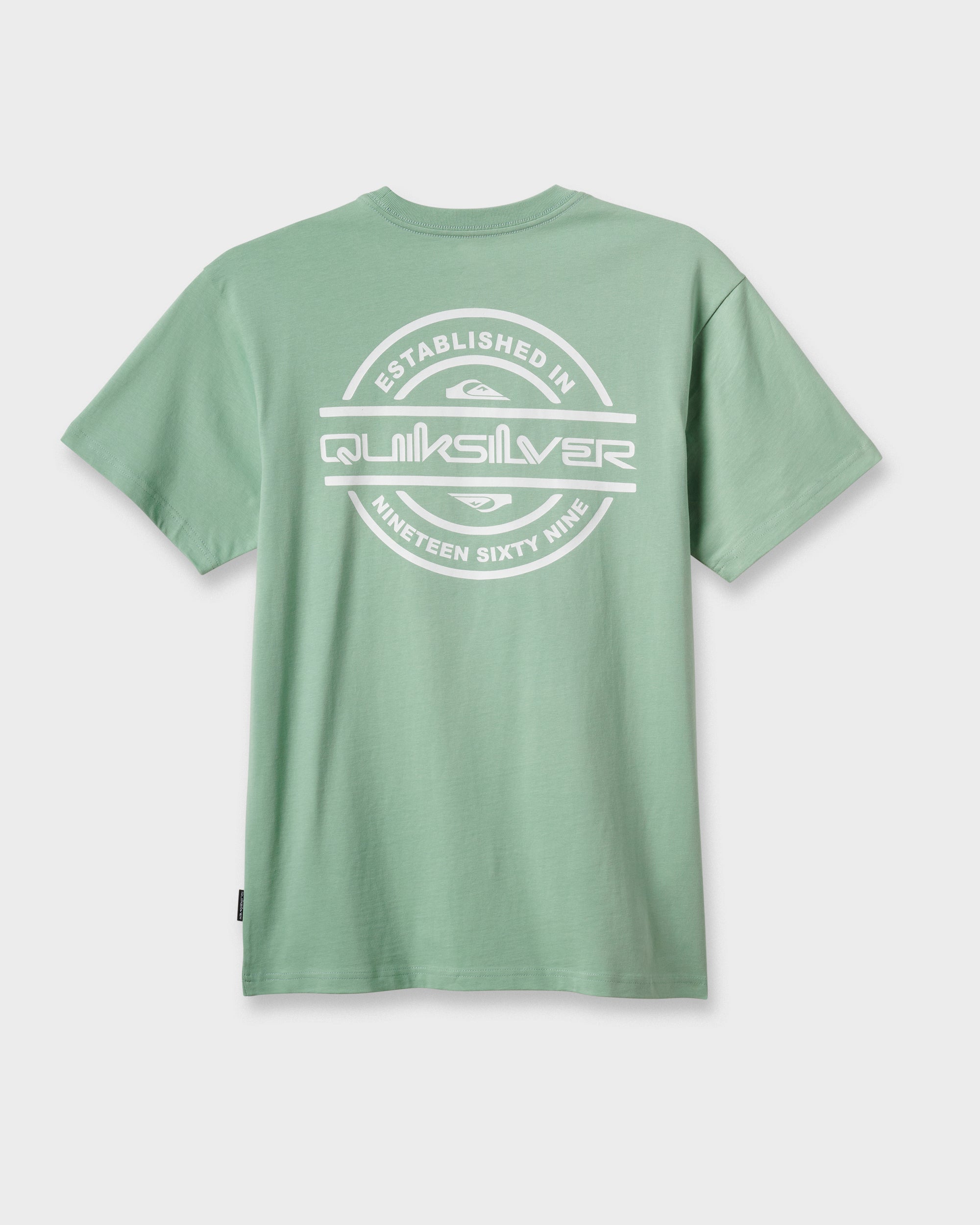 Mirrored Classic T-shirt - Granite Green | Quiksilver