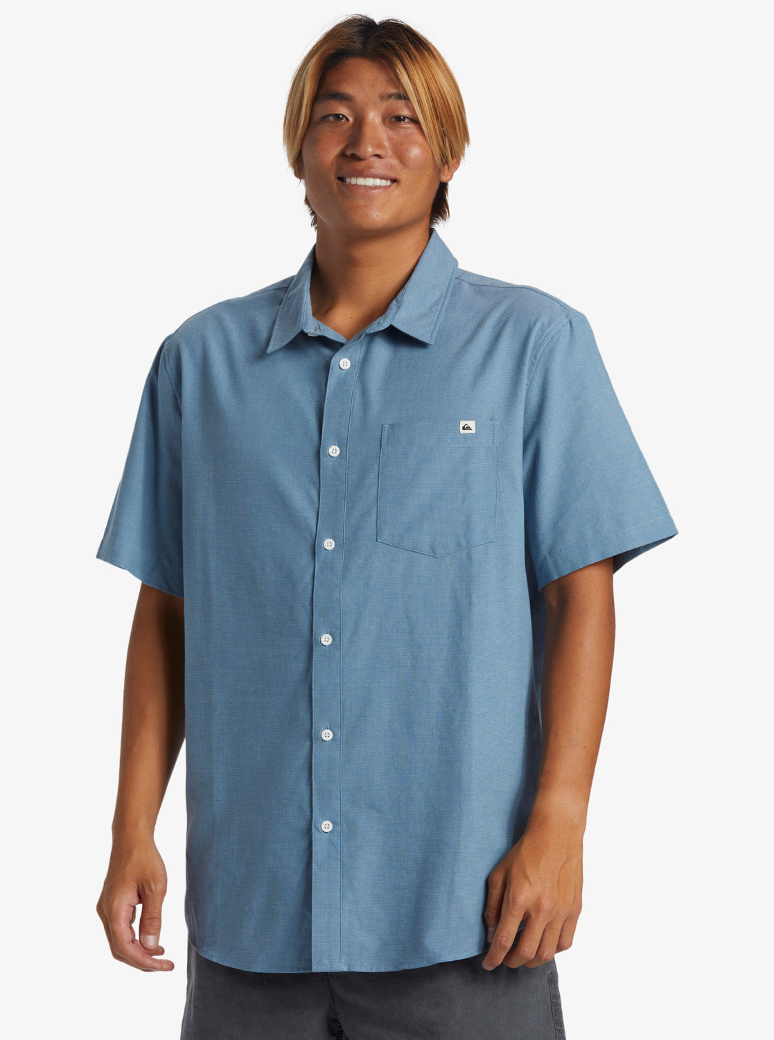 Shoreline Classic Short Sleeve Shirt - Blue Shadow | Quiksilver