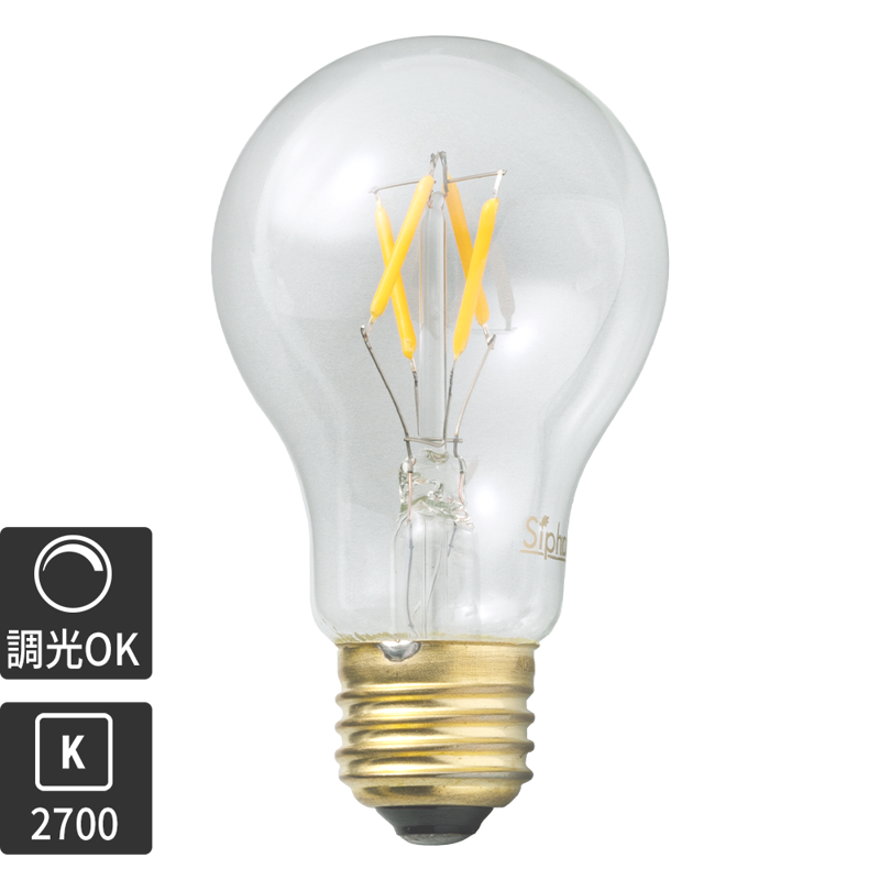 フロストLED電球 φ35(E17)25W相当 アイス 2200K電球色 | LT-BB008-05