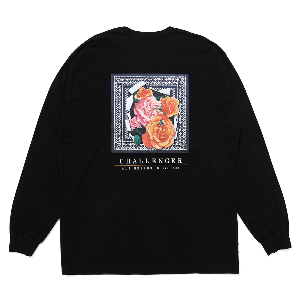 CHALLENGER L/S ROSE BANDANA TEE CLG-TS 025-013 公式通販