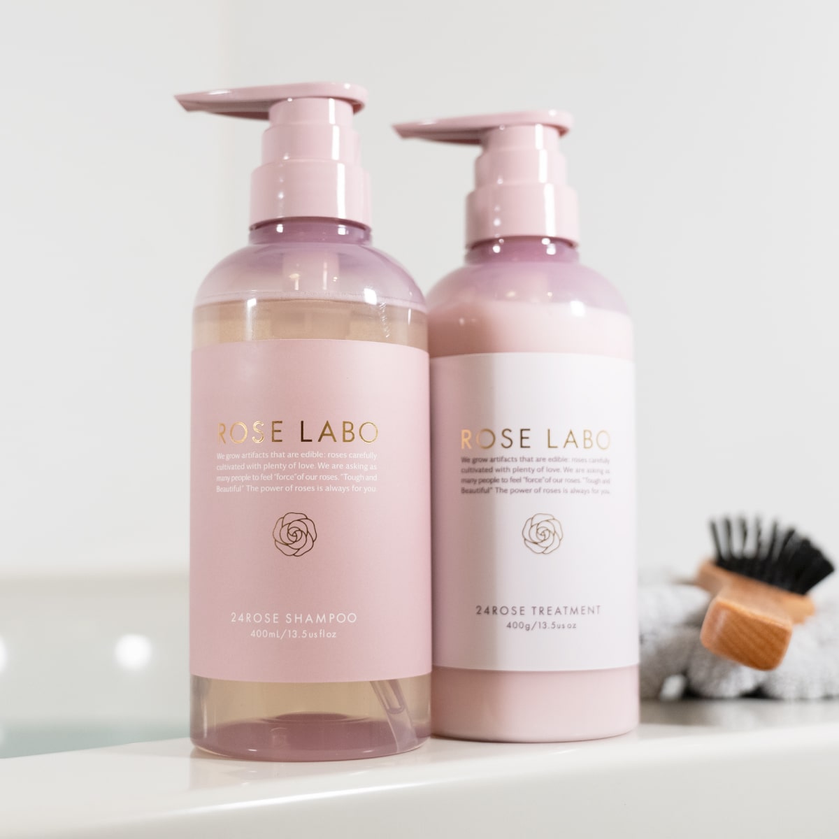 24ROSE®ローズシャンプー｜大容量400mL ノンシリコンで叶える美髪ケア