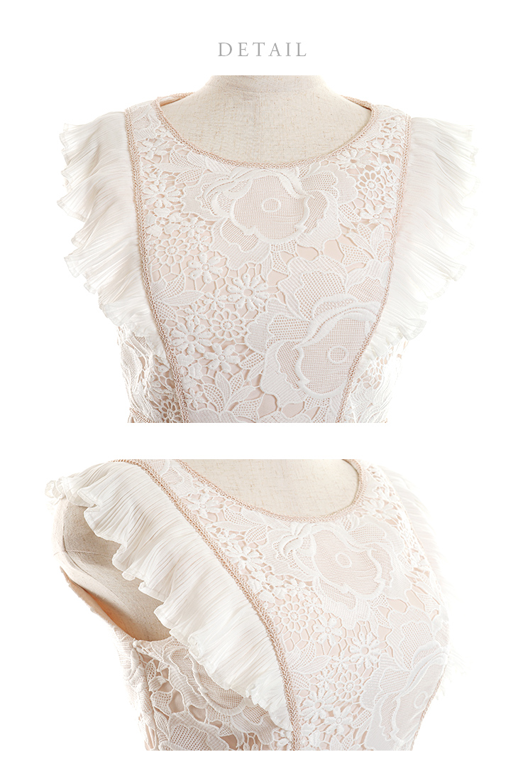 XSサイズあり】フェミニンローズ台形キャバドレス(fm2900)