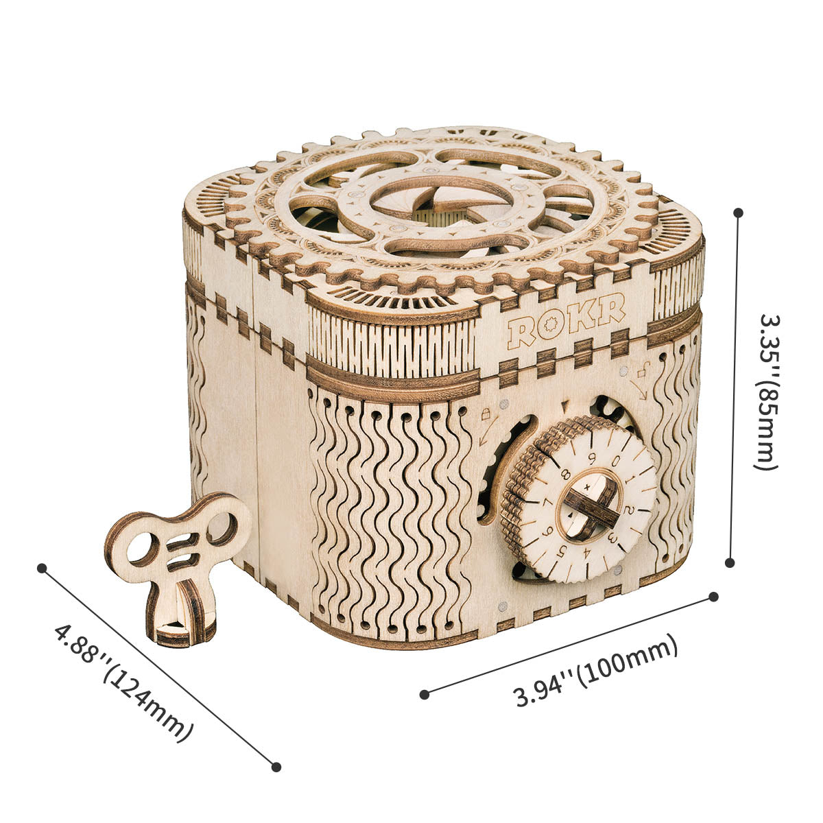 ROKR Treasure Box with Password 3D Wooden Puzzle | Robotime