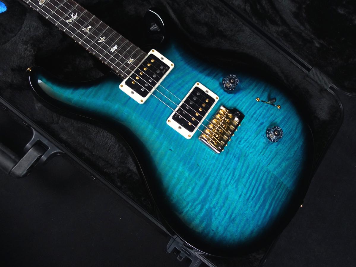 Paul Reed Smith Custom 24 10Top Carroll Blue Wraparound Smokeburst