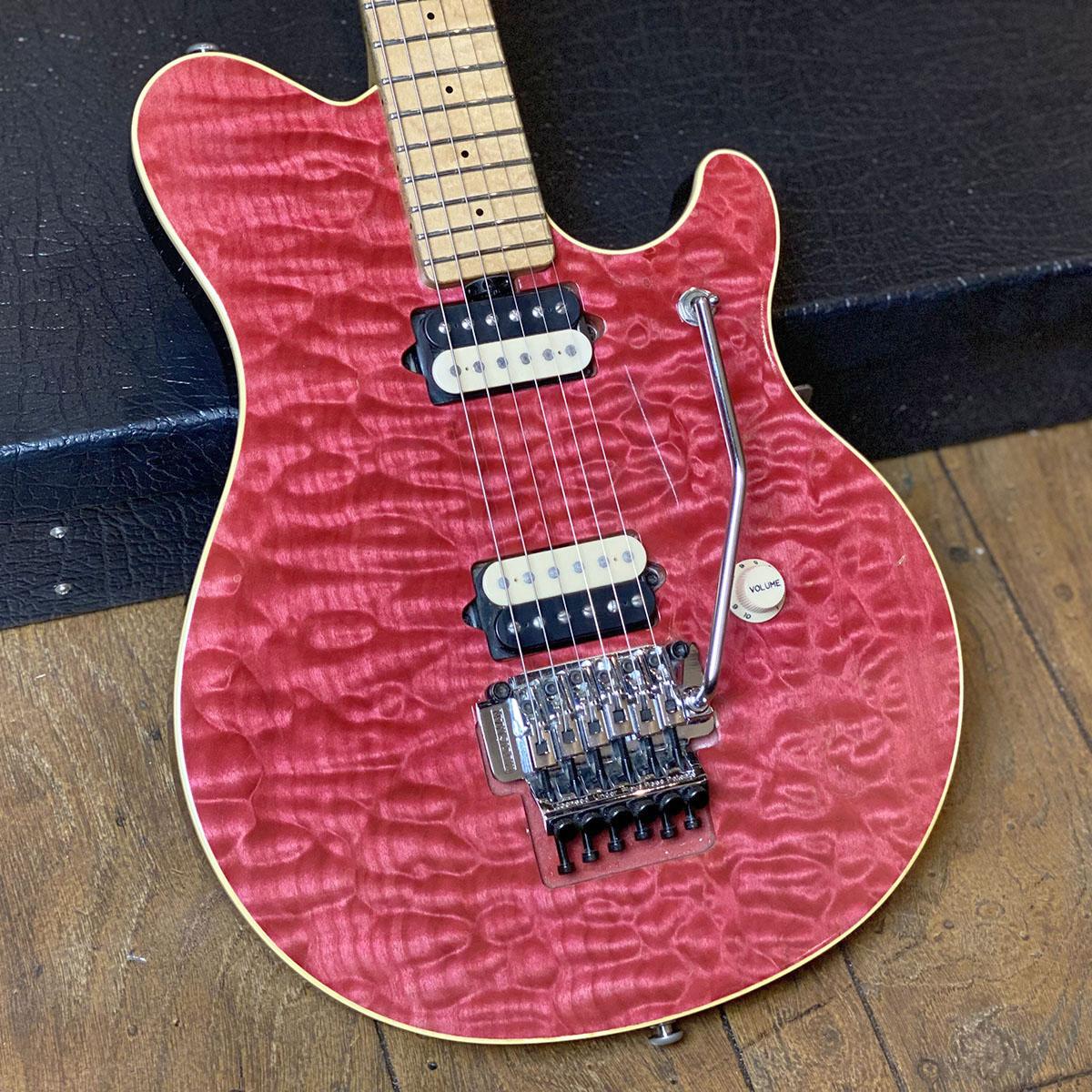 M*I様 MUSICMAN AXIS USA製 Trans Pink 2008年 MUSIC MAN ミュージックマン KID LIMITED AXIS TRANS PINK QUILT / MH