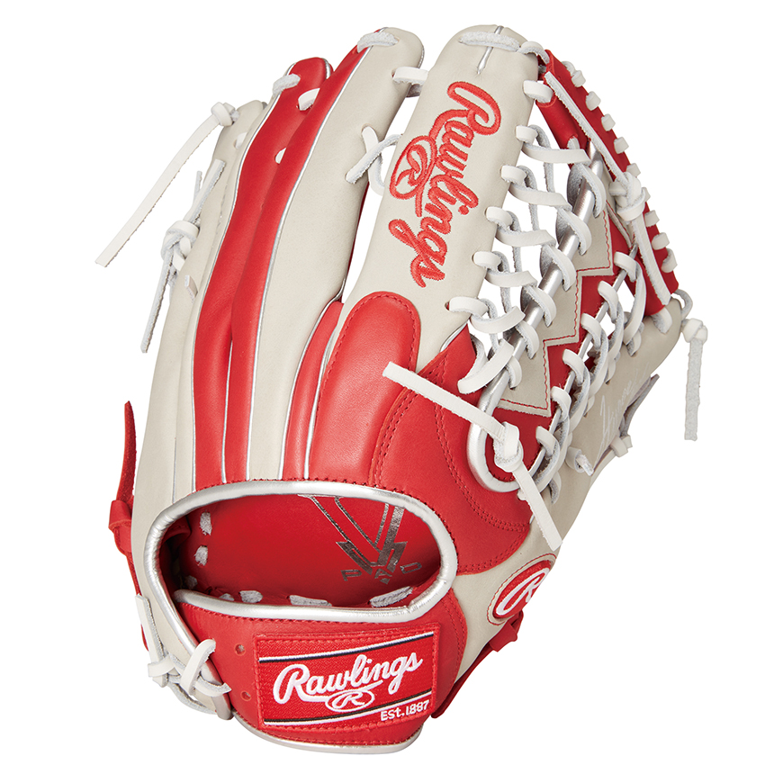 Rawlings Hyper Lite 軟式グローブ 赤 Rawlings Hyper Lite 軟式