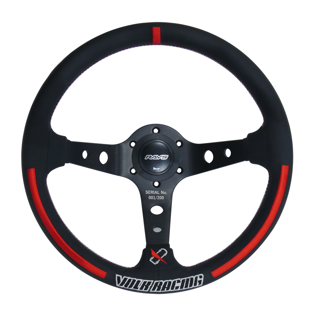 VERTEX ステアリングホイール 黒・ピンク Vertex x NC - 325 FLAT