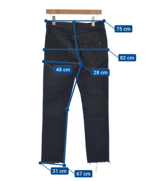 SAINT LAURENT PARIS（サンローランパリ）デニムパンツ 黒 サイズ:28(S