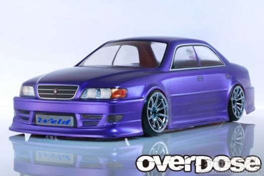 OVERDOSE OD1347B トヨタ JZX100チェイサー クリアボディ(195MM