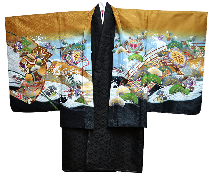 楽天市場】七五三 753 着物 男の子 袴 セット 3歳羽織袴 フルセット 鷹