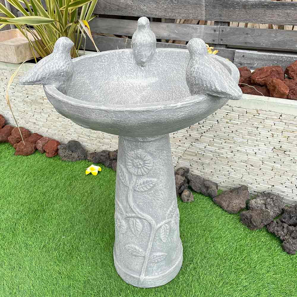 楽天市場】【ポイントUP アジアン バリ】 バードバス 小鳥 ガーデン