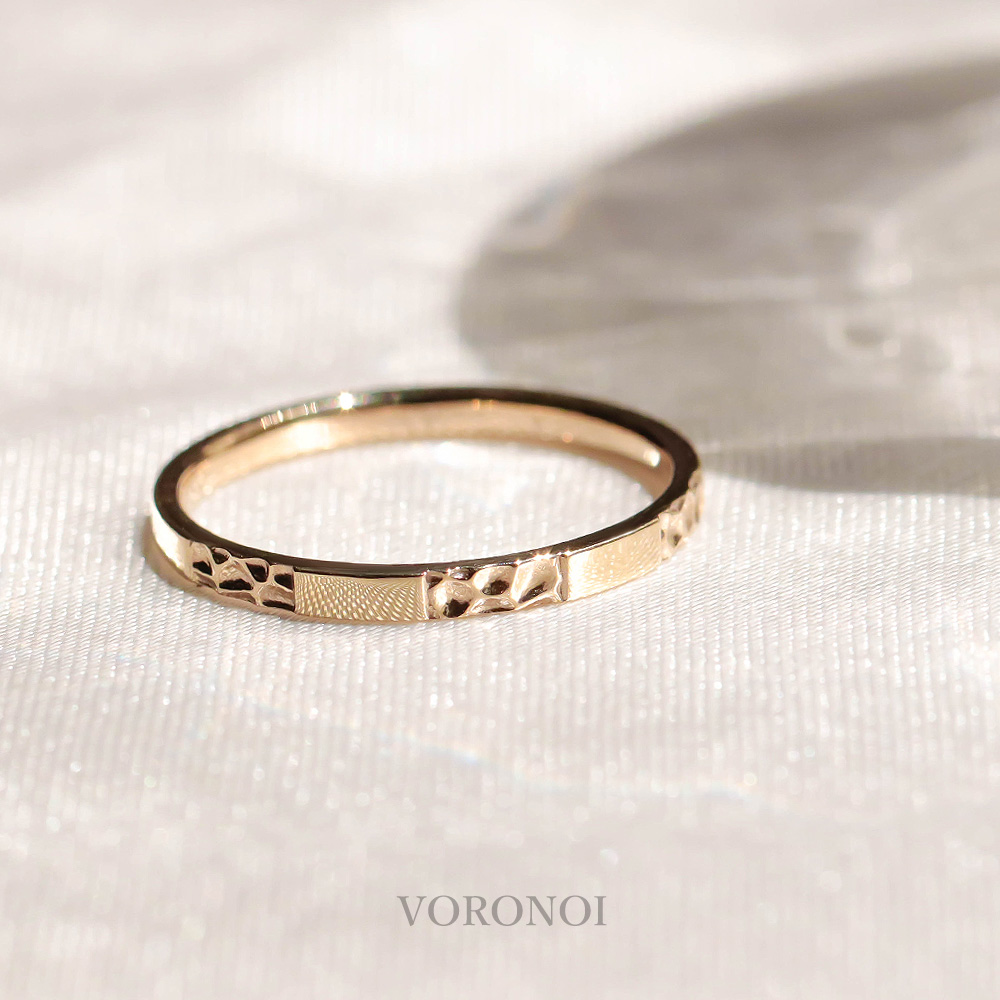 リング - 市松 - （L） K18