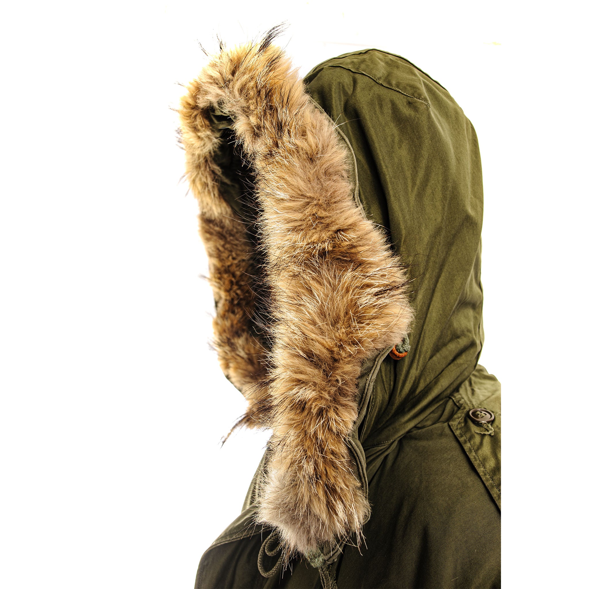 US Army M-1951 M51 Fishtail Parka Complete Coyote Fur 1952 – Rare