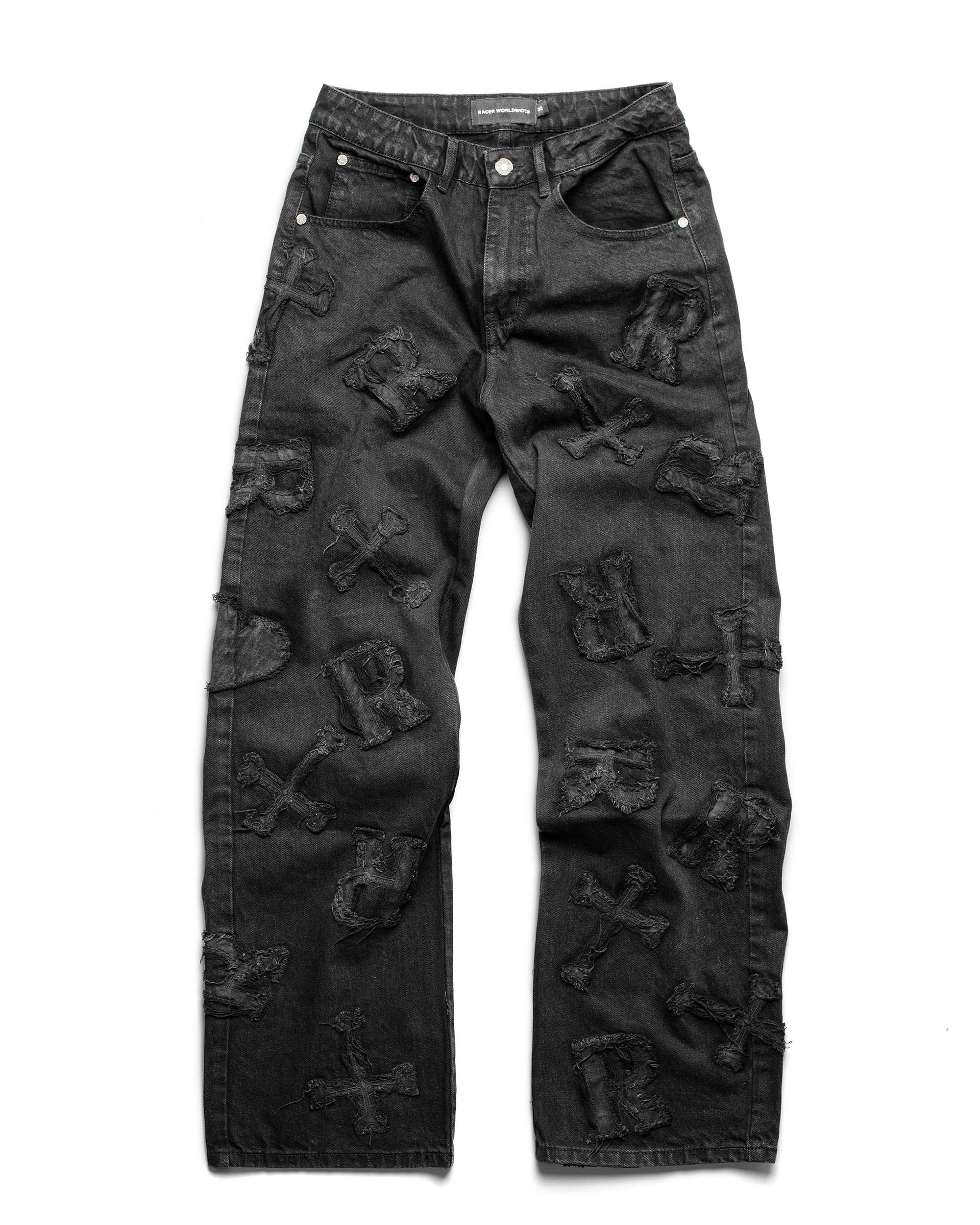 Black Patch Denim – Racer Worldwide