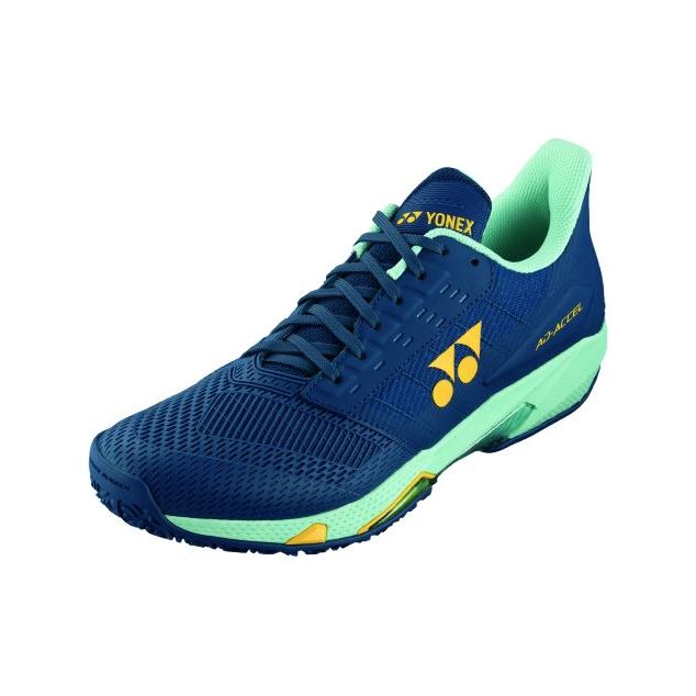 2025 Yonex Power Cushion Ad-Accel Mens - Clay Court (Teal Blue