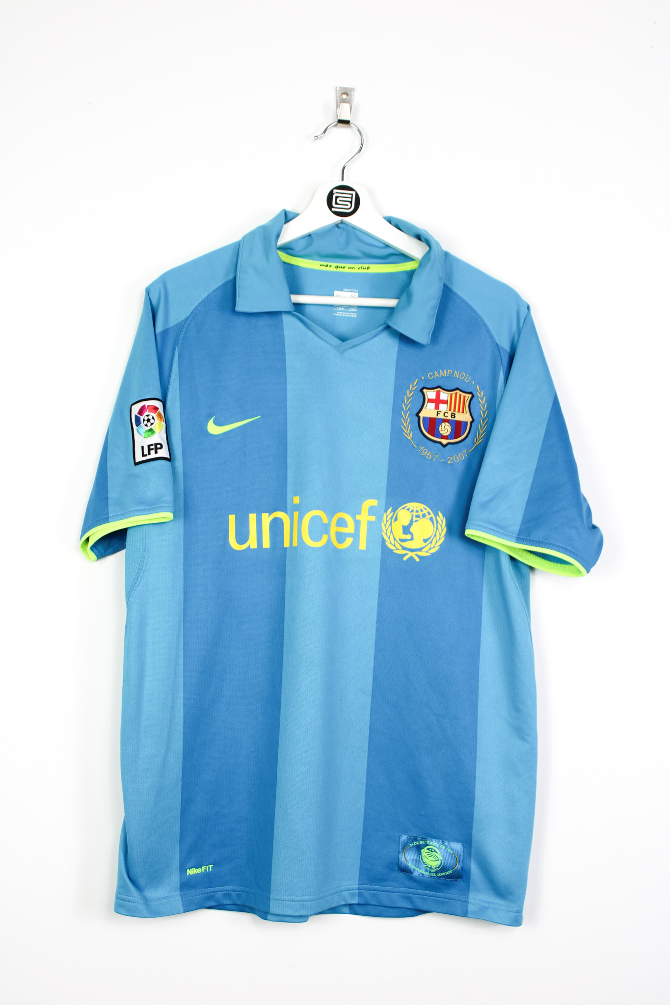 2007-08 FC Barcelona away jersey (#10 RONALDINHO) - L • RB