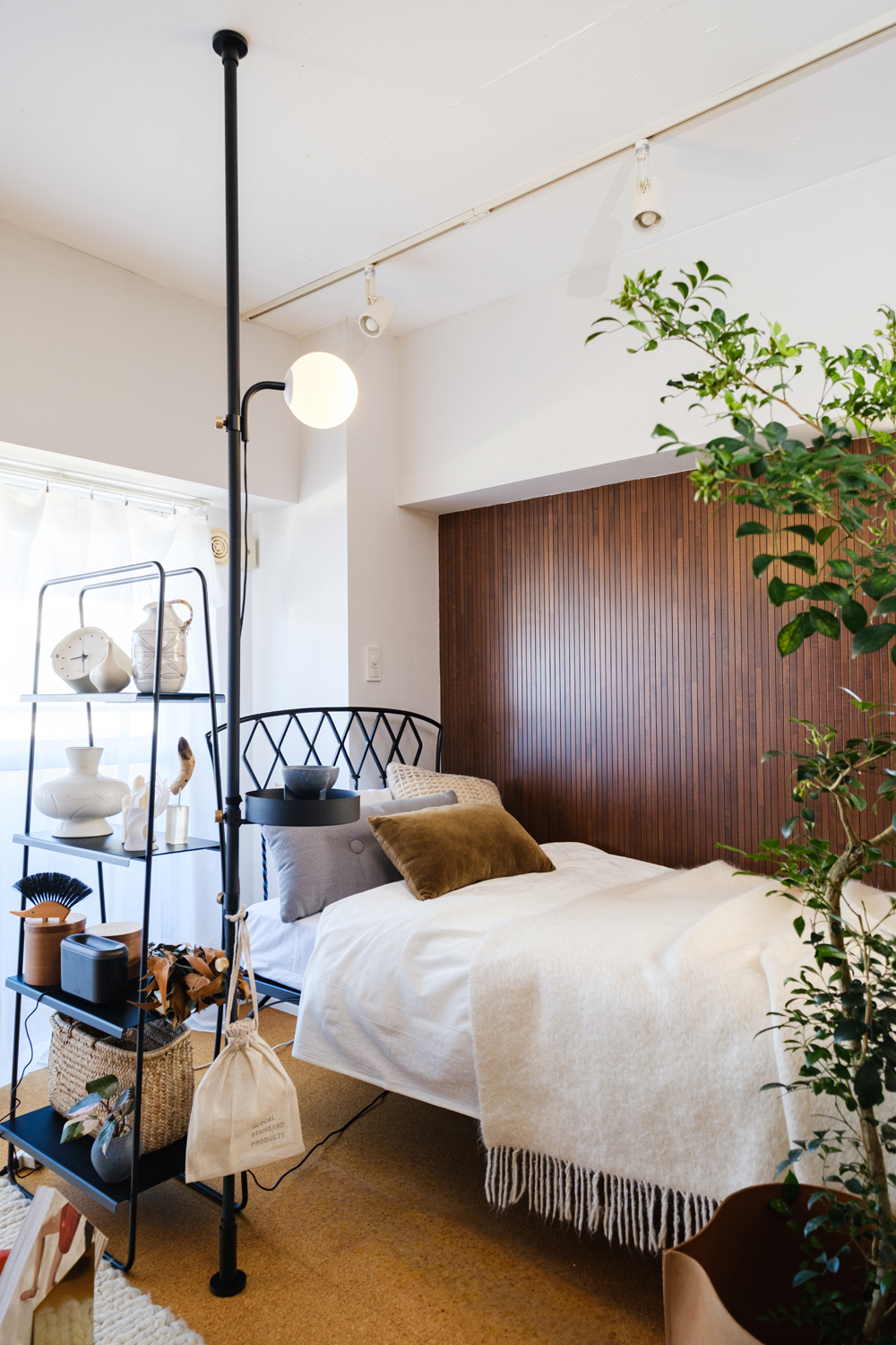 DRAW A LINE Ball Lamp Tray SET ブラック