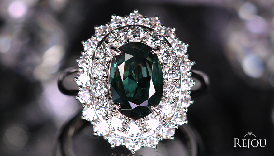 アレキサンドライト 2.7ct ダイヤモンド 1.6ct プラチナ リング(指輪