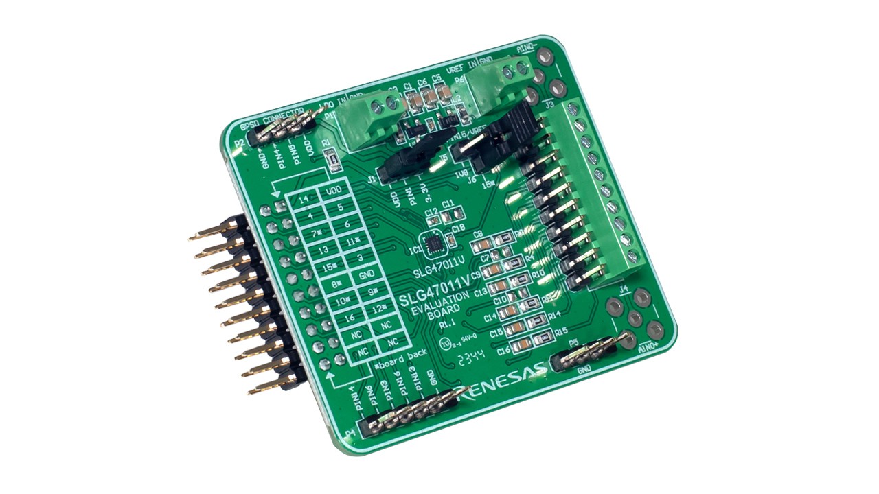 SLG47011V-EVB - AnalogPAK SLG47011評価ボード | Renesas ルネサス