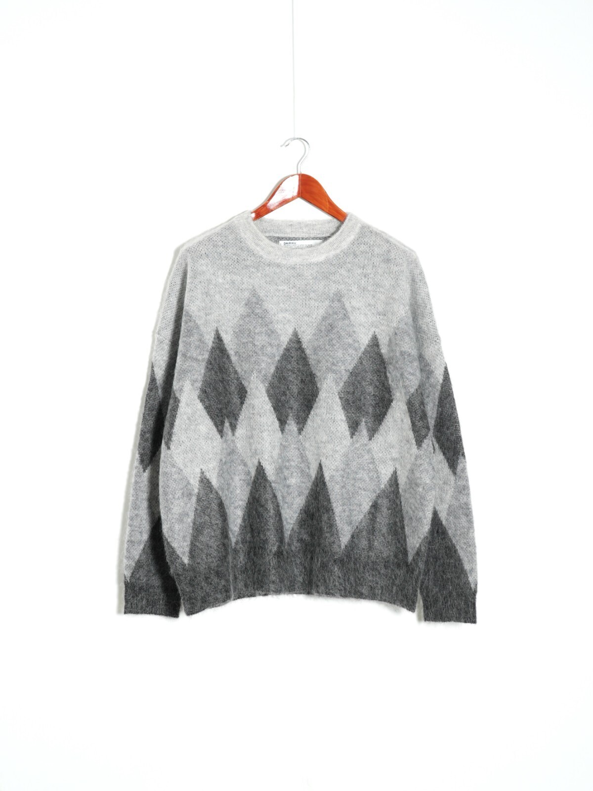 アーガイル モヘア プルオーバーニット - ダイリク レディース