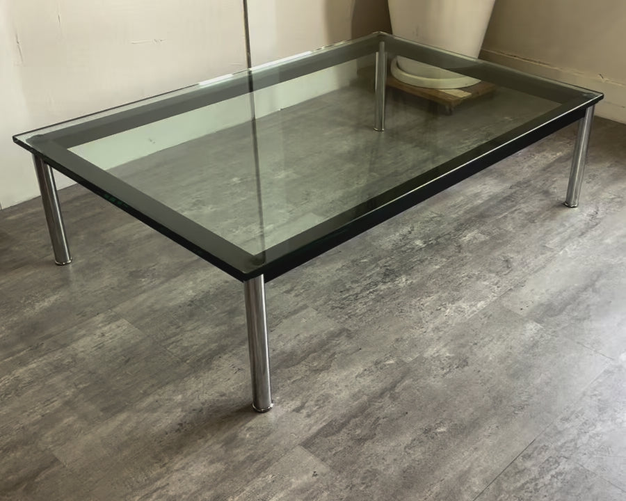 カッシーナ Cassina LC10-P 10 TABLE EN TUBE センターテーブル ガラス