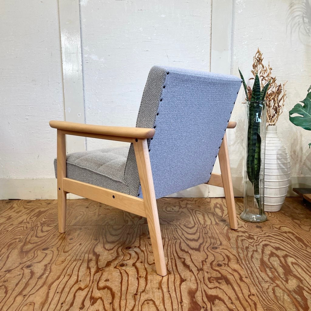 カリモク60 / karimoku Kチェア ミストグレー ピュアビーチ アーム