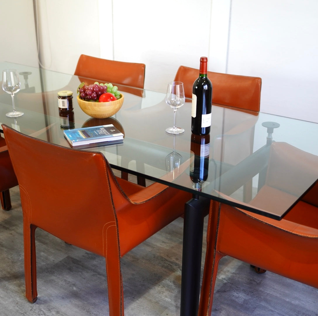 カッシーナ / Cassina 6 TABLE TUBE D'AVION LC6テーブル ガラス