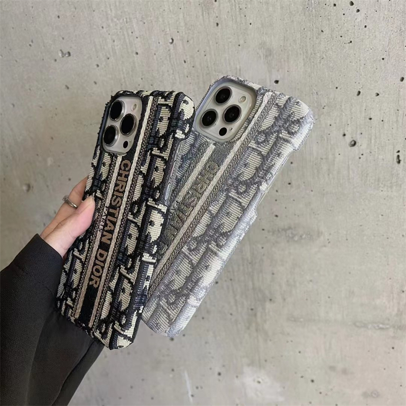 iphone17 ケース ハイブランド iphone17pro/16pro ケース 刺繍 dior