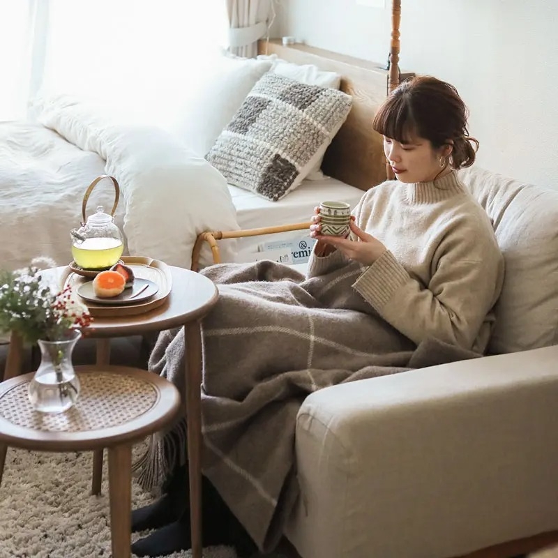 フル サイドテーブル コー​​ヒーテーブル エンドテーブル 高級トレイ