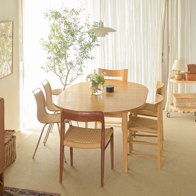 AApeko】Re-CENO folk伸長式ダイニングテーブル用伸長板 楽天市場