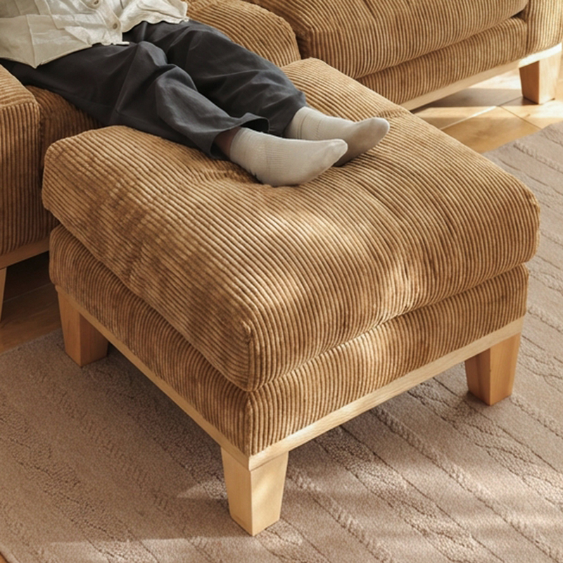 kojiten オットマン folk コーデュロイ 脚高5cm リセノ オットマン