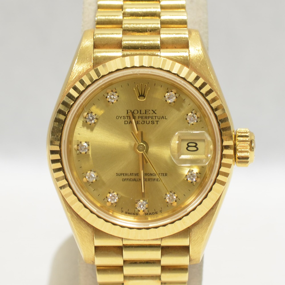ROLEX ロレックス デイトジャスト 69178G L番 旧ダイヤ ゴールド文字盤