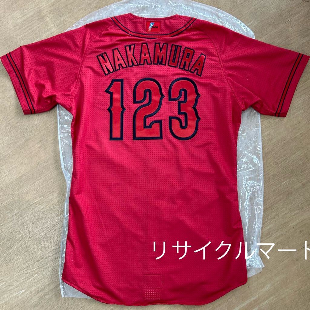 広島東洋カープ 中村貴浩 123番 プロコレ ユニフォーム デサント L