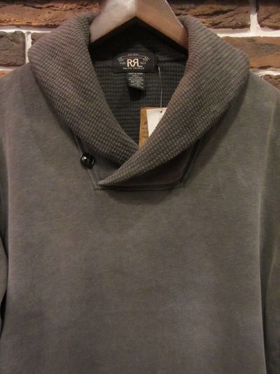 RRL等の通販サイト【RHYTHM】RRL(ダブルアールエル)SHAWL COLLAR SWEAT