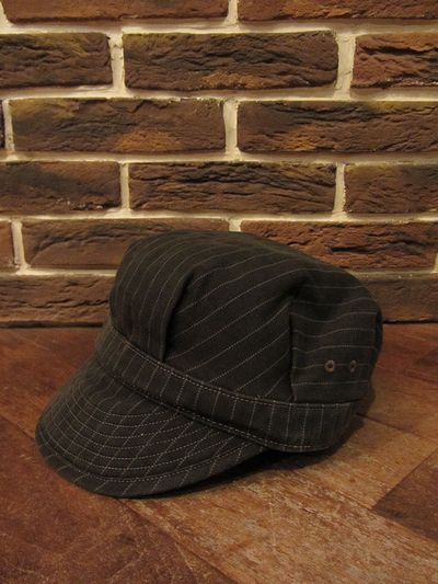 希少 ブラックストライプ RRL ダブルアールエル ニュースボーイ