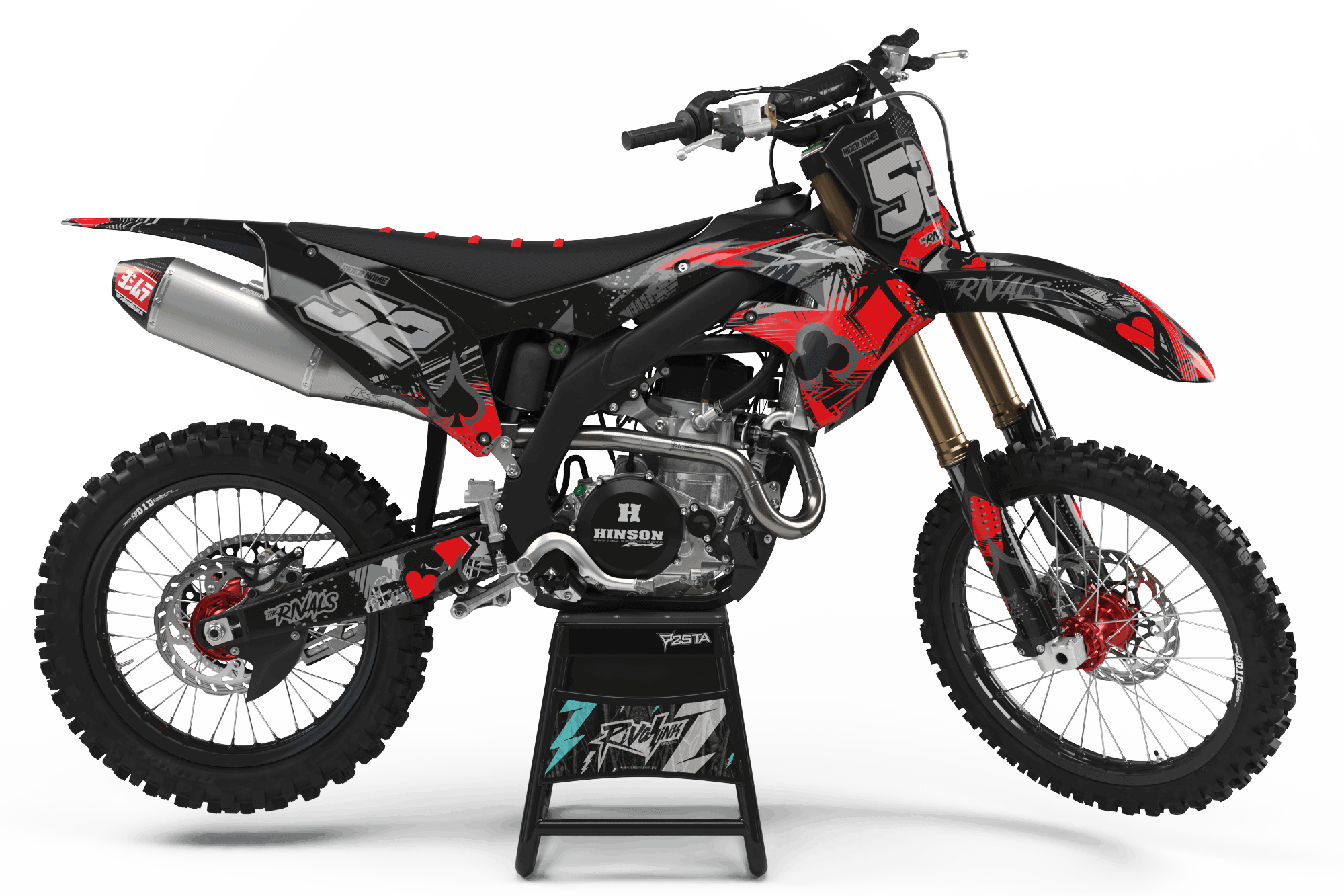KAWASAKI 'ANARCHY RED' KIT | Rival Ink Design Co