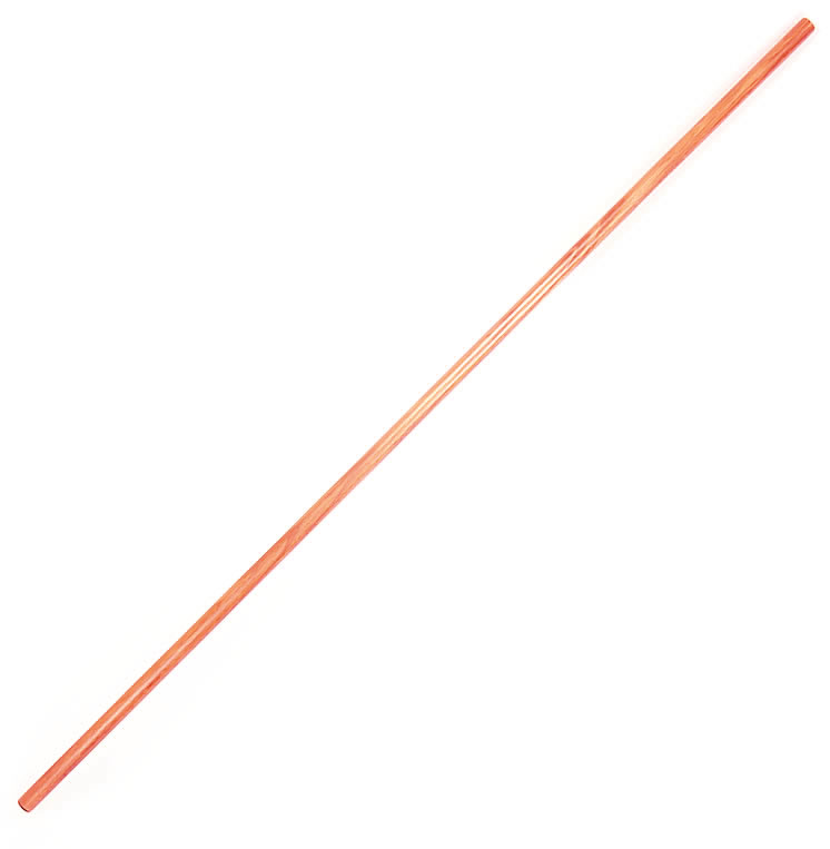 六尺棒 6尺(182 cm) 棒 1寸 (30 mm )赤樫製 六尺棒 6尺(182 cm) 棒 1寸